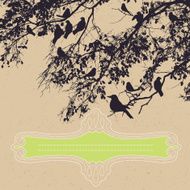 Tree Branch and Birds