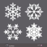 Snowflakes Vector Design