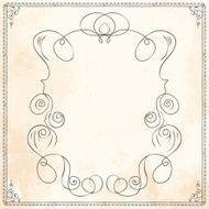 Set of vintage vector dividers N2
