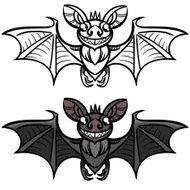 bat halloween vector