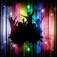 Grunge party background N2