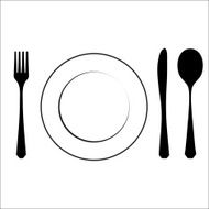 Cutlery black