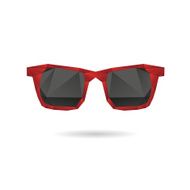 Sunglasses abstract isolated on a white backgrounds