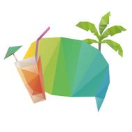 Summer holidays background vector illustration N4