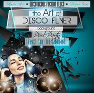 Club Disco Flyer Set with LOW POLY DJs N5