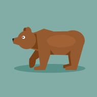 Brown bear Vector Illustration