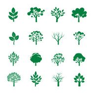 Collection of Green Trees