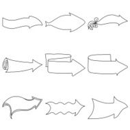 Set arrows black contours