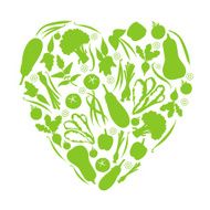 Green Healthy Eating Vegetable Heart N2