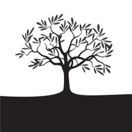 Black vector Tree N8