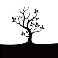 Black vector Tree N9