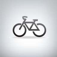 stylized bicycle vector illustration
