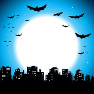 City Halloween Background