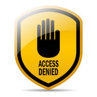 Access Denied Sign N2