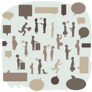 Silhouette People N2