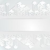 Abstract background with buildings