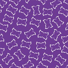 Seamless background with silhouettes of butterflies