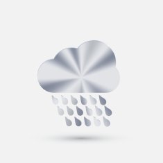 steel icon cloud rain N2