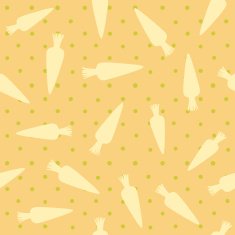 Carrot polka dot pattern