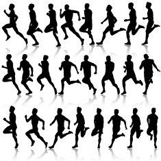 Runners on sprint men N4