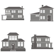 Vector House Illustrations N4