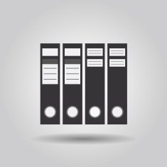 Office file folders icon N2