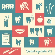 Set of dentistry symbols part 1 N5