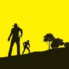 Gunfight - Cowboy Background N2