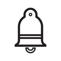 Bell Thin Silhouette