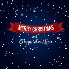 Christmas Snowflakes Background Vector Illustration N18