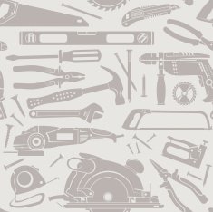 Working tools seamless background