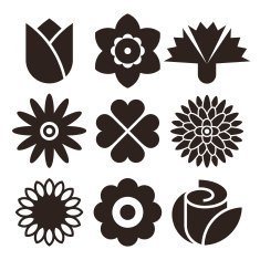 Flower Icon Set N7