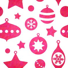 Cute christmas toys seamless pattern N2