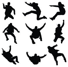 Multiple images of a man jumping N3