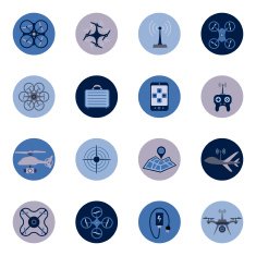 Quadcopter Icon Set