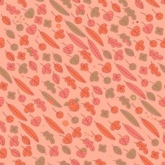 Seamless pattern - autumn leaf fal N2