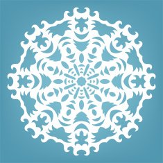 Christmas decorative lace ornament N4