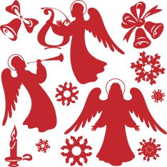 Christmas Silhouettes N9