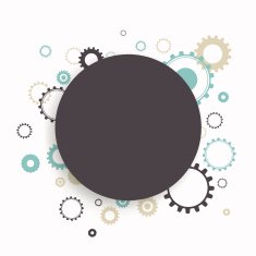 Vector Abstract Cog Wheels N3