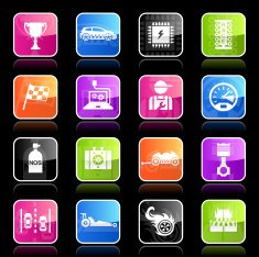 Ubergloss Icons - Drag Racing N2