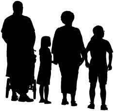 Parents on a walk with their N2
