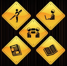 Yellow Signs - Office