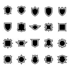 Shield Vector set 3