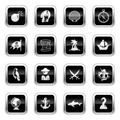 Supergloss Black Icons - Pirates N2