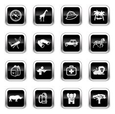 Supergloss Black Icons - Safari