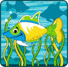 Cute Tropical Fish in the Ocean N3