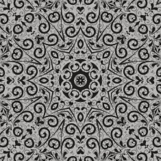Seamless abstract outline pattern N4
