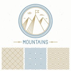 Vector mountain design kit N2