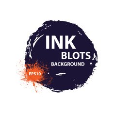 Ink blots background N4