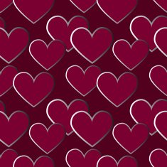 Seamless pattern with hearts N122